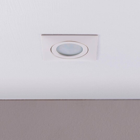 Lindby LED-downlight Andrej kantet hvit