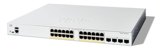 Cisco Catalyst 1300-24Fp-4X - Switch - L3 - Styrt - 24 X 10/100/1000 (Poe+) + 4 X 10 Gigabit Sfp+ - Rackmonterbar - Poe+ (375 W)