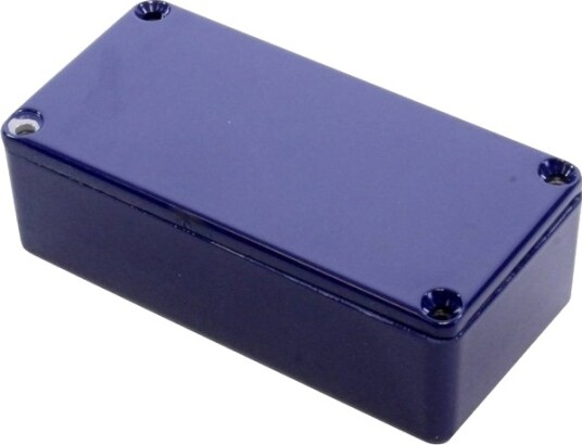 Hammond Electronics 1590G2CB 100 × 50 × 31 mm Støpt Aluminium Blå Kabinett