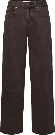 Topshop Tscinch Lr Wide Dnm Jeans Brown Brown 28 x 32 Topshop Tscinch Lr Wide Dnm Jeans Brown Brown 28 x 32