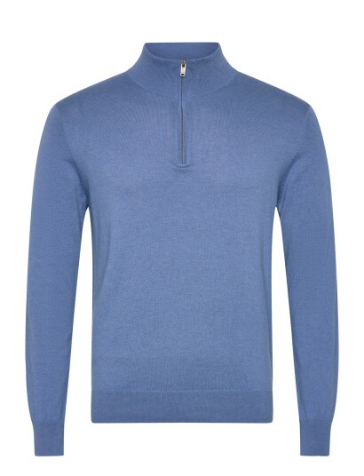 Hackett London Cotton Cash Hzip Blue S