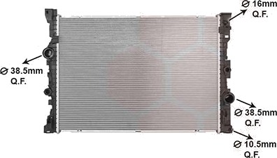 VAN WEZEL 06012759 Radiator motorkjøling VAN WEZEL 06012759 Radiator motorkjøling