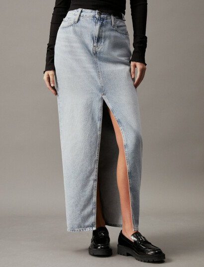 Calvin Klein Jeans Maxi Skirt - Blue - 28 Calvin Klein Jeans Maxi Skirt - Blue - 28