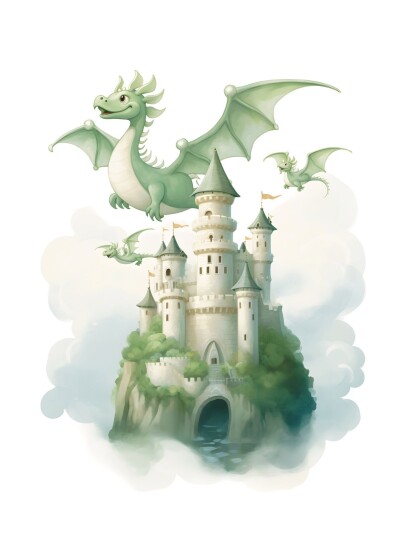 Namly Design Plakat Drageslott POSTERDA7H24