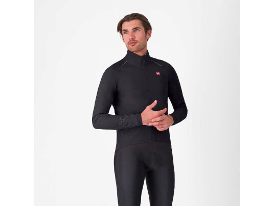 Castelli Emergency 3 regnjakke light svart herre
