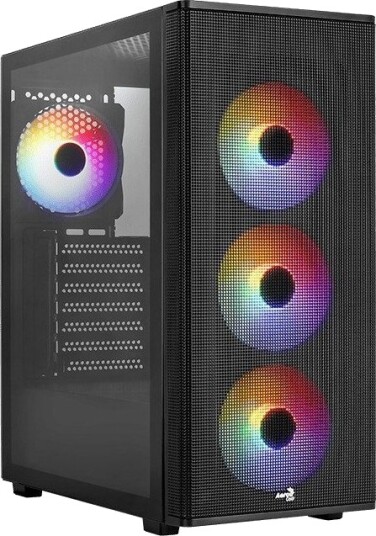 AeroCool Designer RGB ATX Micro-ATX Mini-ITX Svart