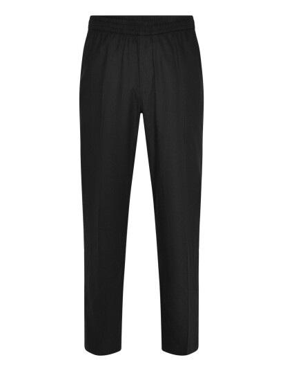 Calvin Klein Straight Linen Pull On Pant Black L