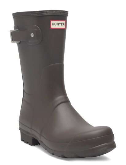 Hunter Mens Original Short Boot Brown 42 Hunter Mens Original Short Boot Brown 42