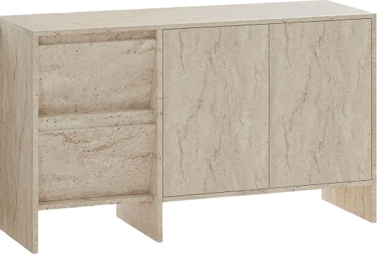 Crala Konsoll 130x81,8x44 cm Travertin Crala Konsoll 130x81,8x44 cm Travertin