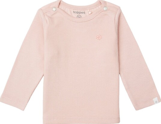 Noppies U Tee Rib Natal Ls   P778 ROSE SMOKE   50