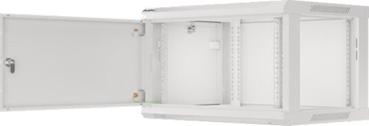 Lanberg Wf01-6406-00S Rack Skap Veggmonterbar Grå Ral 7035 6U 19"