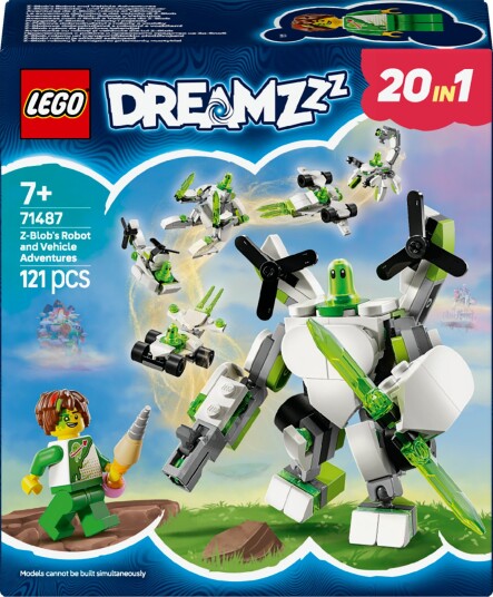 LEGO DREAMZzz 71487 Eventyr med Z-Blobs robot og fartøy