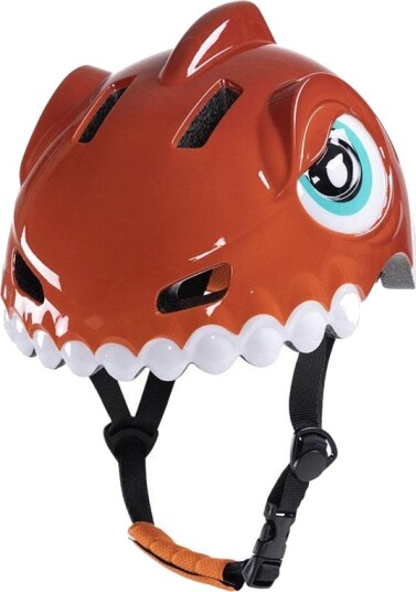 Wozinsky Dino Sykkelhjelm for Barn - 52-56cm - R??d