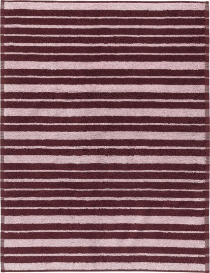 Marimekko Raide Terry Badematte 50X70 cm Rosa/Vinrød Marimekko Raide Terry Badematte 50X70 cm Rosa/Vinrød
