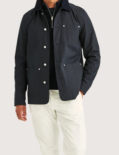 Morris Belmont Shirt Jacket Silver M