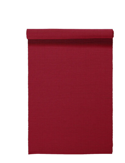 LINUM Uni Runner Burgundy 45X150CM LINUM Uni Runner Burgundy 45X150CM
