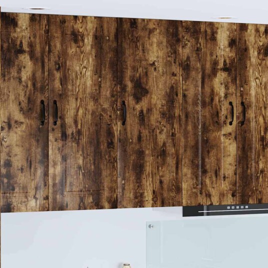  Kjøkkenskap med hylle Røkt eik 40 x 31 x 100 cm Konstruert tre