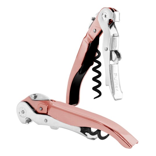 Pulltex Vinåpner Clickcut Crome roségull