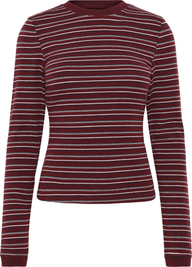 Noella N Mykel Ls Top Burgundy XL