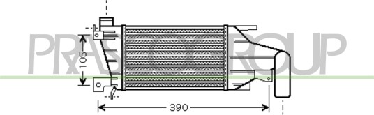 Intercooler PRASCO OP410N004