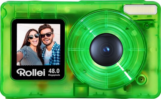 Rollei Compactline digitalkamera - 48 MP, 4K - Transparent grønn