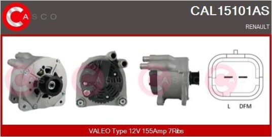 Dynamo CASCO CAL15101AS