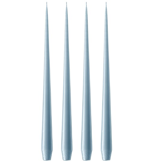 Ester & Erik Antikklys Lakkert 32 cm 4 pk Dusty Blue