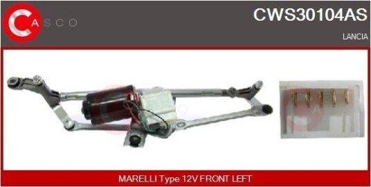 Vindusspyleranlegg CASCO CWS30104AS