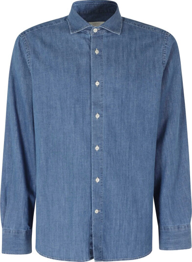 Seventy Herre Skjorter Blå 2XL,