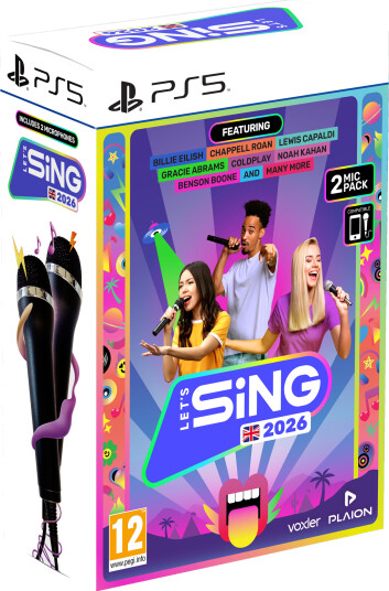 Let"s Sing 2026 2 Mic Pack PS5 Let"s Sing 2026 2 Mic Pack PS5