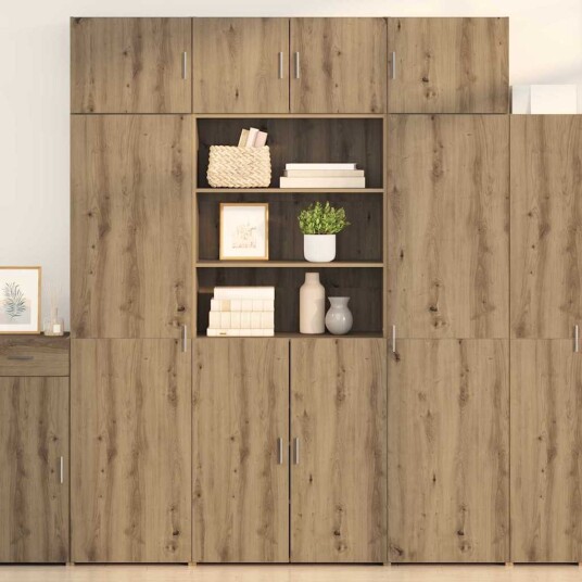 Høyskap Artisan Eik 80 x 42,5 x 185 cm Konstruert tre