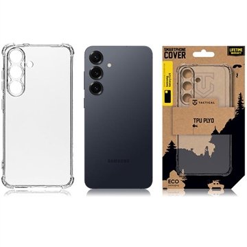 Tactical Samsung Galaxy S25 Plyo TPU deksel   Gjennomsiktig