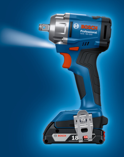 Bosch Slagmuttertrekker GDS 18V-350 Uten Batteri Bosch Slagmuttertrekker GDS 18V-350 Uten Batteri
