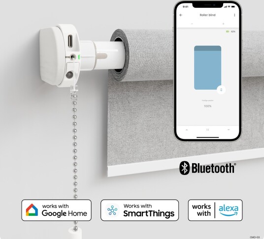 MotionBlinds - Retrofit-motoren, som er utstyrt med Bluetooth-teknologi MotionBlinds - Retrofit-motoren, som er utstyrt med Bluetooth-teknologi