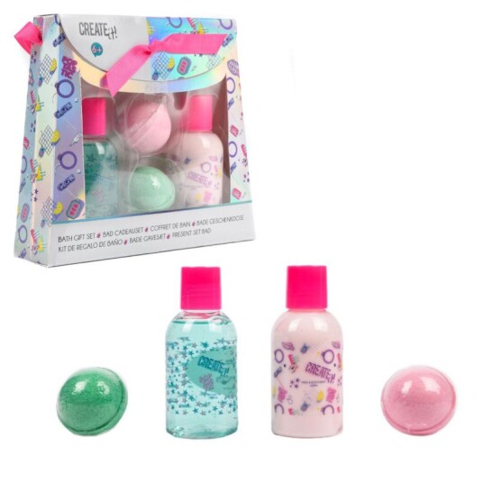 Create It! Poptastic Badebombe Gavesett