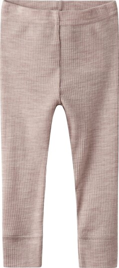 Name It Shadow Gray Nbnwax Ull Rib Leggings Noos 62