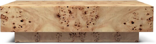 Ferm Living - Burl Coffee Table Natural Sofabord Beige Tre