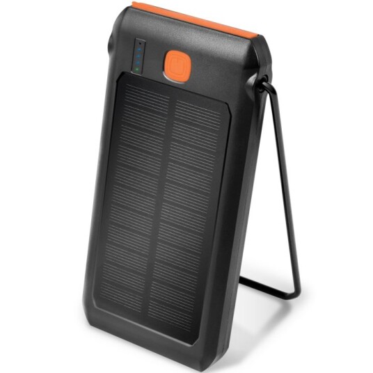 LogiLink 10.000 mAh Solcelle Powerbank med Hurtiglading 18W LogiLink 10.000 mAh Solcelle Powerbank med Hurtiglading 18W
