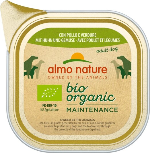 Almo Nature Bioorganic Våtfôr Økologisk Maintenance Økologisk & Økologiske Grønnsaker Kylling 12 X 100 G Almo Nature Bioorganic Våtfôr Økologisk Maintenance Økologisk & Økologiske Grønnsaker Kylling 12 X 100 G