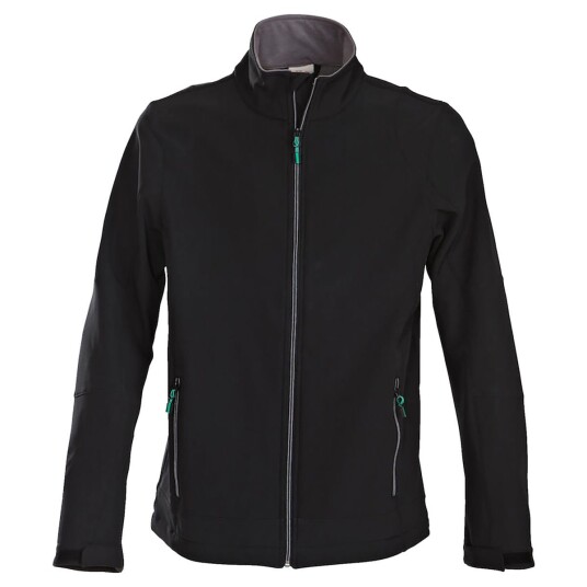 Printer Active Wear Softshelljakke herre Mika Størrelse L Svart