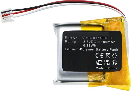 Coreparts Batteri 3,8 V Li-Pol 100 Mah 0,38 Wh MBXWHS-BA270