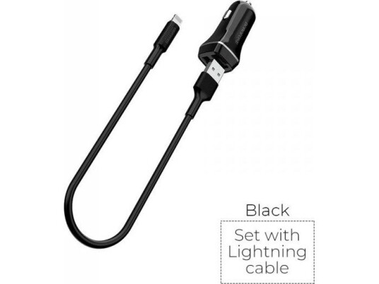 Borofone - Billader 2X Usb-Kabel Lightning W Ie, Sort