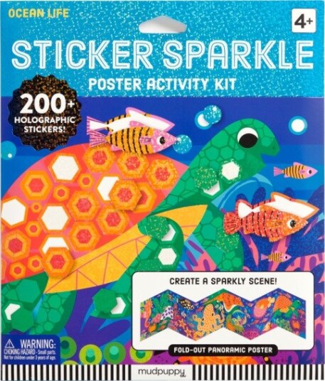 Ocean Life Sticker Sparkle Poster Activity Kit Ocean Life Sticker Sparkle Poster Activity Kit