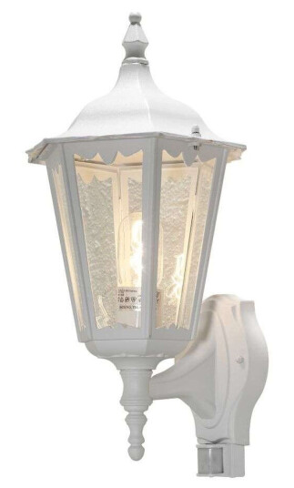 Konstsmide Firenze Utendørs Vegglampe w/Sensor Hvit