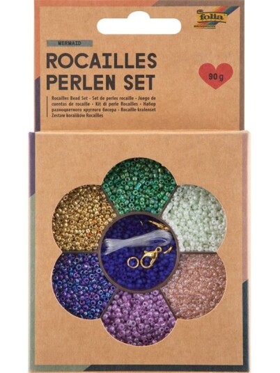 Folia Rocailles Perlesett 90 g Mermaid