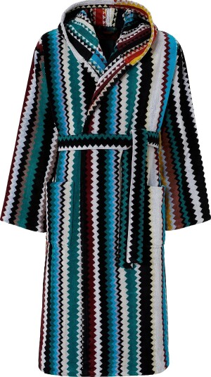 Missoni Home Curt Hooded Bathrobe   Multi/patterned   M