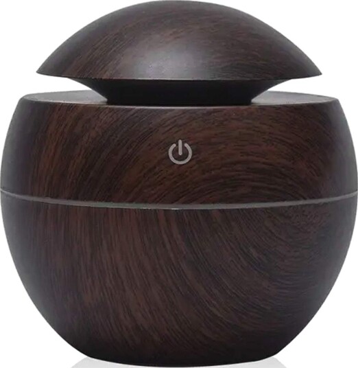 Herzberg Luftfukter Aroma Oil Diffuser Mørkt tre Herzberg Luftfukter Aroma Oil Diffuser Mørkt tre