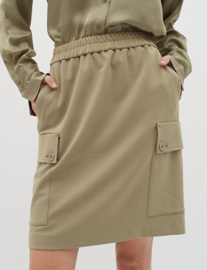 InWear Teoneiw Skirt - Khaki green - 38