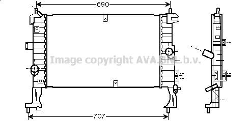 Radiator AVA Clever Choice OL2346 Radiator AVA Clever Choice OL2346