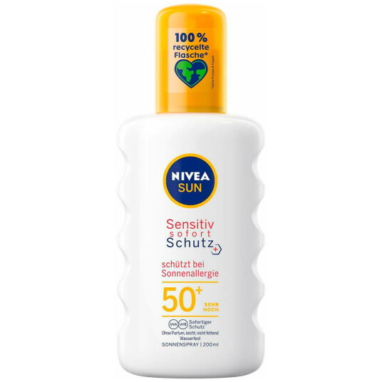 Nivea Sun Sun Spray SPF 50 Protect & Sensitive Soothing 200ml
